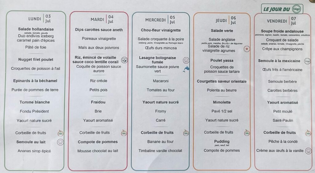french preschool lunch menu_theknowledgenuggets