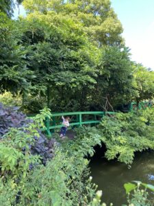 bridge in monet gardens