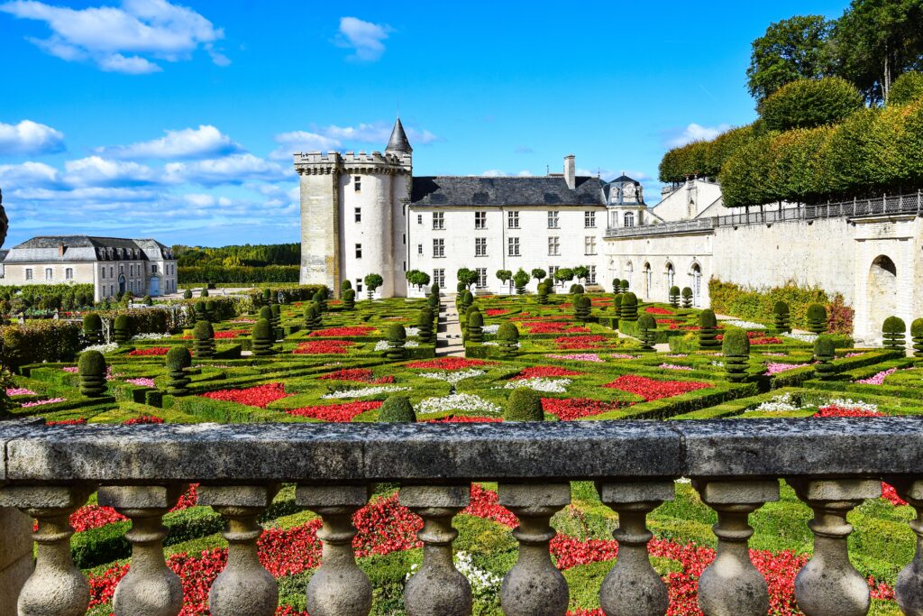 gardens in chateau de villandry