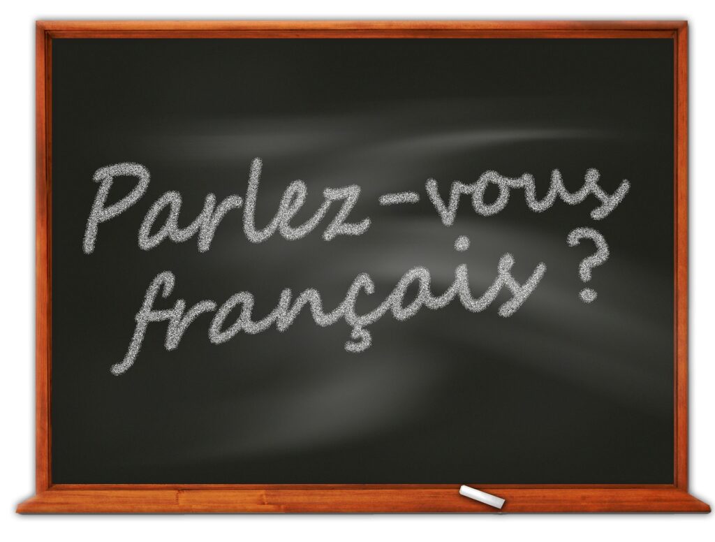 french language school sign 