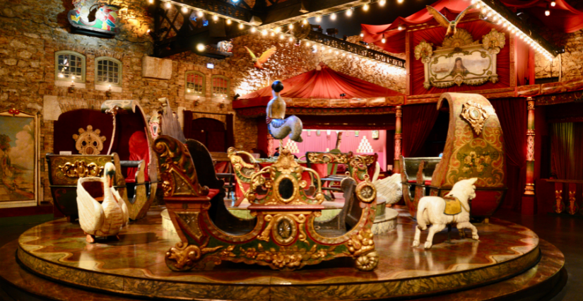 musee arts forains christmas in paris with kids