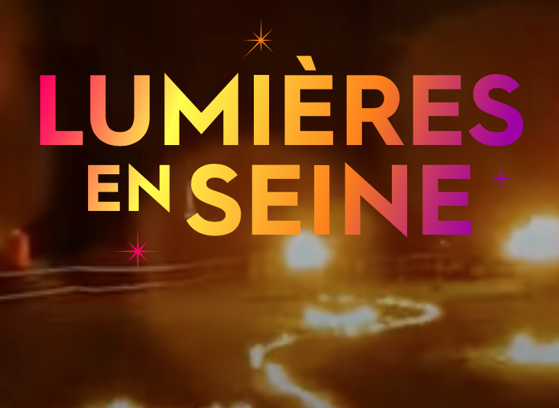 lumieres en seine, paris with kids christmas
