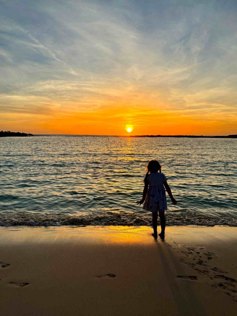 fuerteventura with kids_beach_sunset_the knowledge nuggets