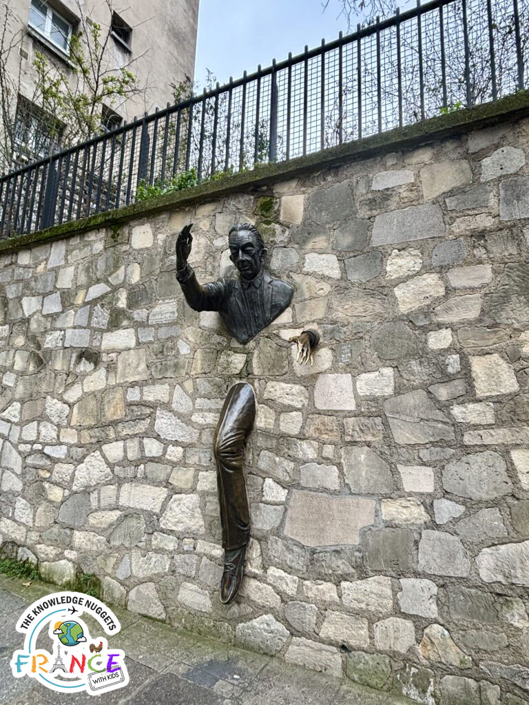 Man in the Wall Paris Itinerary Kids - The Knowledge Nuggets