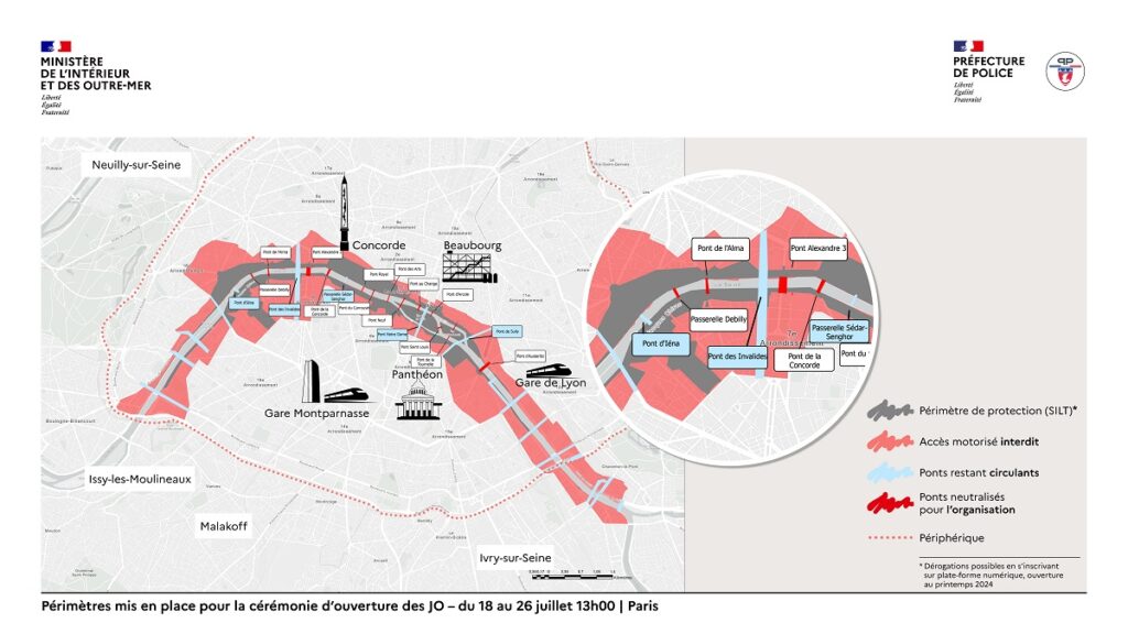 Paris Olympic games - Perimeter for the olympics opening ceremony-the knowledge nuggets