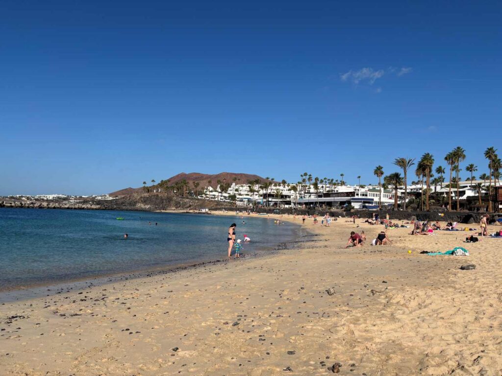 lanzarote with kids_flamingo beach_the knowledge nuggets