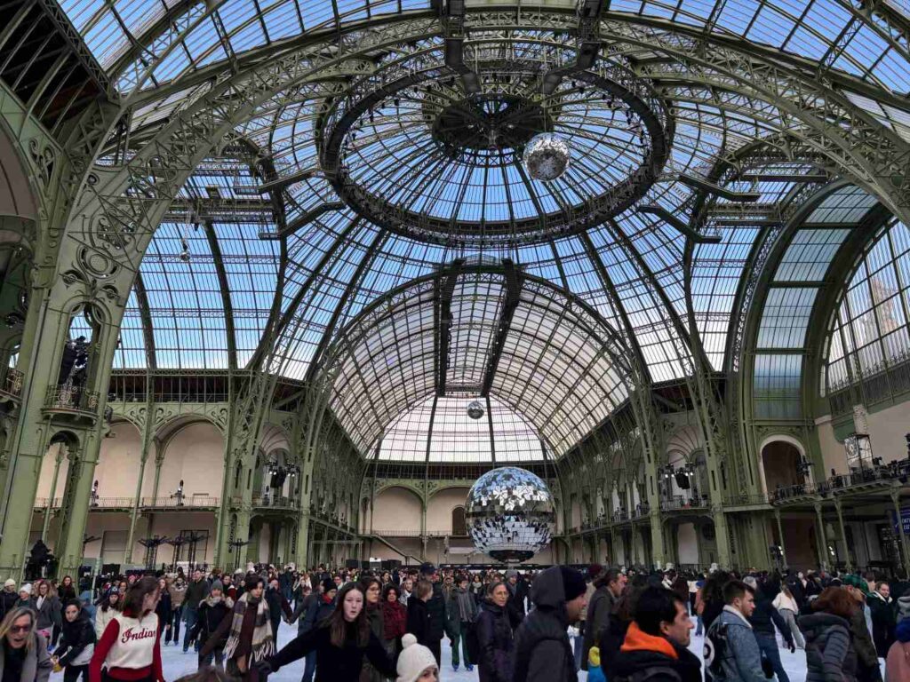 paris in january with kids_ice skating grand palais_the knowledge nuggets